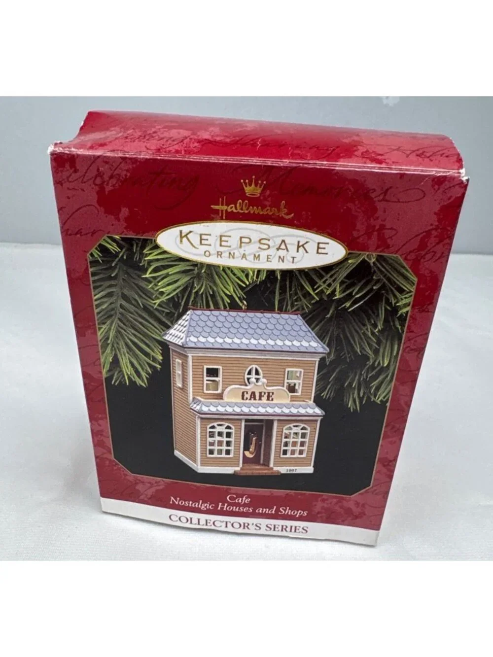 Hallmark 1997 Nostalgic Houses & Shops Café Keepsake Ornament Don Palmiter